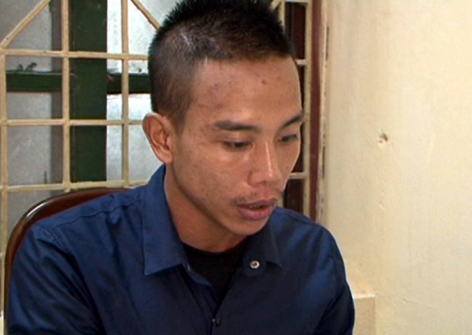 Một trong bốn đối tượng sát hại Nguyễn Quốc Hưng vào tối ngày 19/8. 