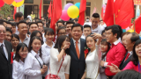 Bí thư Thành ủy TP.HCM Đinh La Thăng dự Lễ kỷ niệm 45 năm thành lập Trường THPT Ngô Quyền (Nam Định)