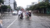 Bão chuyển thành áp thấp, Nam Định mưa ngập một số nơi