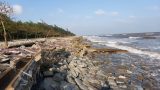 Nghĩa Hưng (Nam Định): Sập, vỡ nghiêm trọng bờ kè Khu Du lịch sinh thái Rạng Đông
