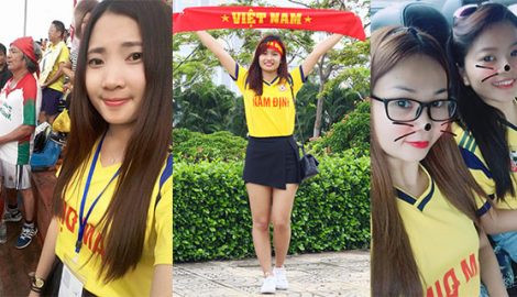 V-League 2018 sắp trở lại, các “bóng hồng“ Nam Định xinh đẹp hết nấc đốn tim fan trên khán đài