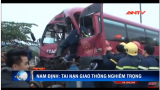 Tai nạn giao thông nghiêm trọng ở cầu Tân Đệ Nam Định