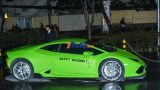 Đại gia Nam Định mang hẳn Lamborghini Huracan xanh cốm vào Sài Gòn ăn cưới Cường Đô la