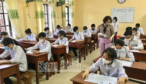 Nam Định : Ngày thi đầu tiên diễn ra an toàn, đúng quy chế