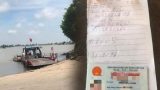 Nam Định: Để lại xe và tờ giấy, thanh niên nhảy xuống sông tự tự