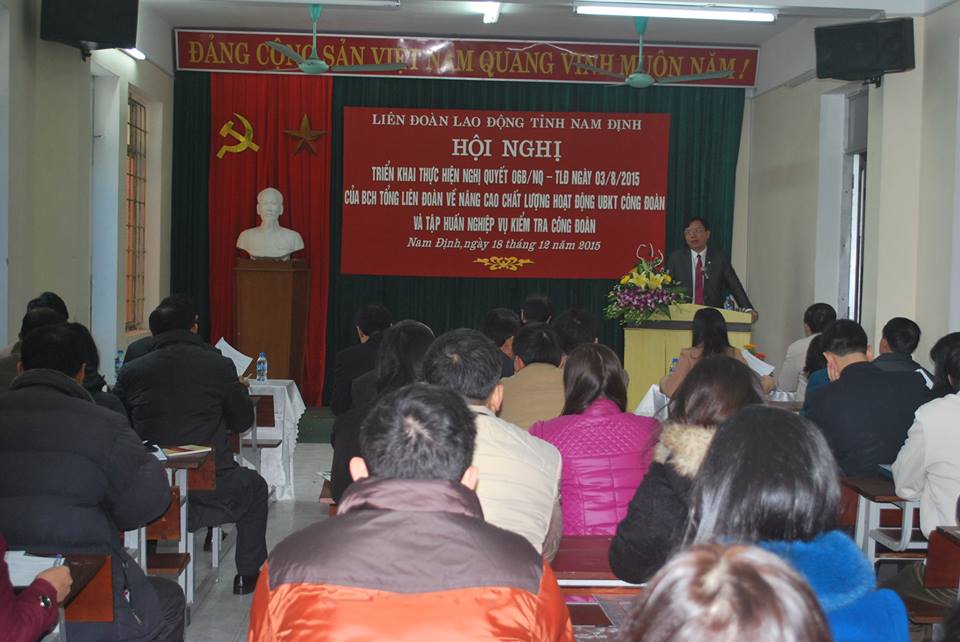 LĐLĐ tỉnh Nam Định: Nâng cao chất lượng, hiệu quả hoạt động của ủy ban kiểm tra công đoàn