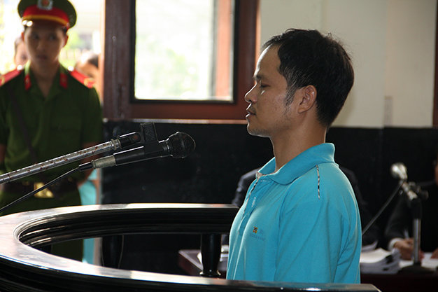 Bị cáo Minh tại phiên tòa - Ảnh: Thanh Tú 