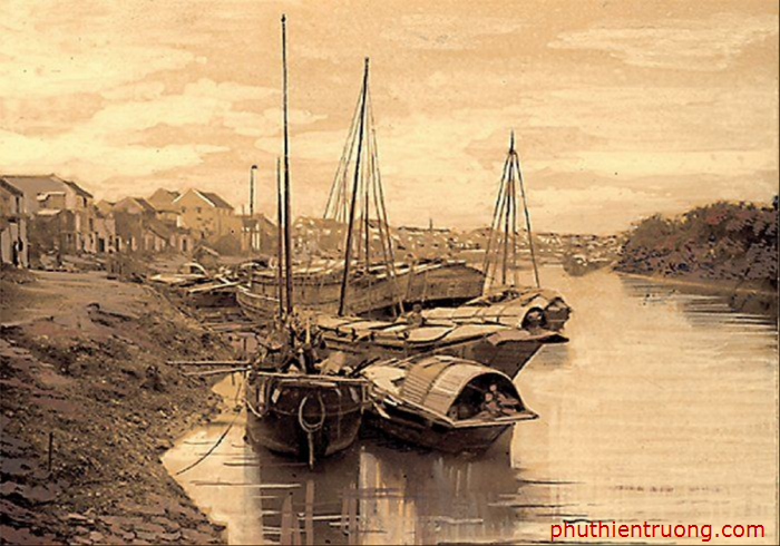 Sông Nam Định (sông Đào) - 1920 