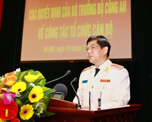 Trong ảnh: Thiếu tướng Đoàn Duy Khương, Giám đốc Công an thành phố Hà Nội 