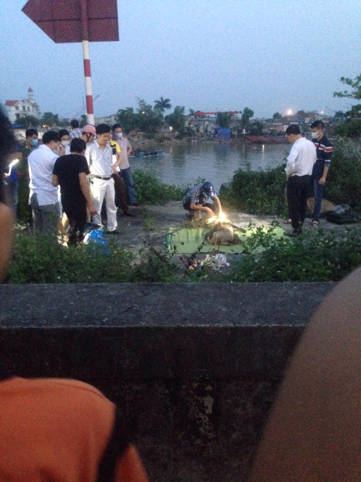 Phát hiện xác chết không đầu tại Đê Nam Định