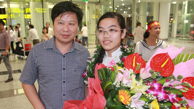 Đinh Thị Hương Thảo tiếp tục giành huy chương bạc tại Olympic Vật lý châu Á- Ảnh: Cẩm Giang 