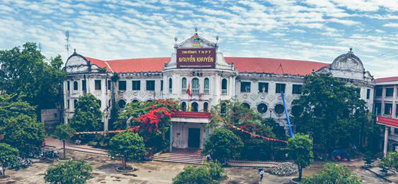Chùm Ảnh tuyệt đẹp về trường THPT Nguyễn Khuyến – TP.Nam Định