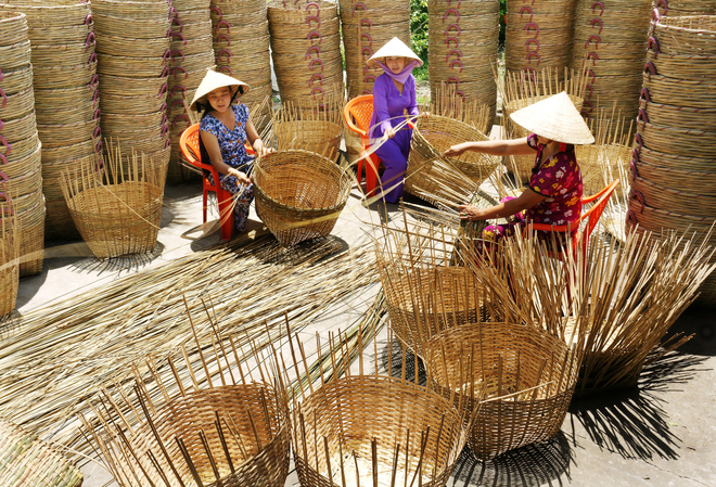 Làng nghề mây tre đan Thạch Cầu – Nam Trực Nam Định -