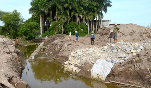 Vụ ‘Lấp sông tưới tiêu để làm dự án’ ở Nam Định: Đề nghị điều chỉnh thiết kế