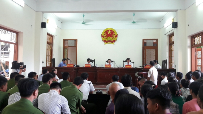 Phiên tòa xét xử vụ bắt bạc tại xã Giao Tân - Giao Thủy - Nam Định 