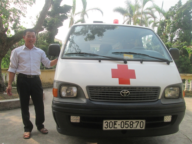 Trực Ninh: Xe cứu thương miễn phí, ấm lòng bệnh nhân nghèo