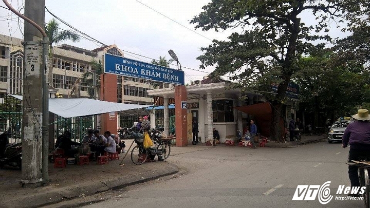 Bệnh viện Đa khoa tỉnh Nam Định - nơi liên tiếp xảy ra những trường hợp tử vong bất thường.  Ảnh Ngọc An