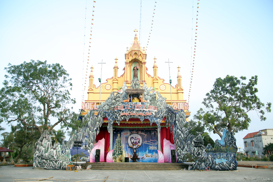 Bầu khí chuẩn bị Giáng Sinh tại một số giáo xứ Nam Định