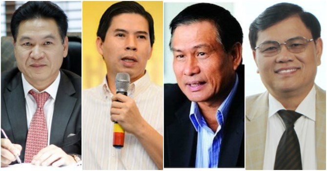4 doanh nhân Nam Định tiêu biểu trong bảng xếp hạng người giàu nhất Việt Nam.