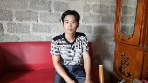 Anh Lê Văn Thủy kể lại sự việc mình bị chém.