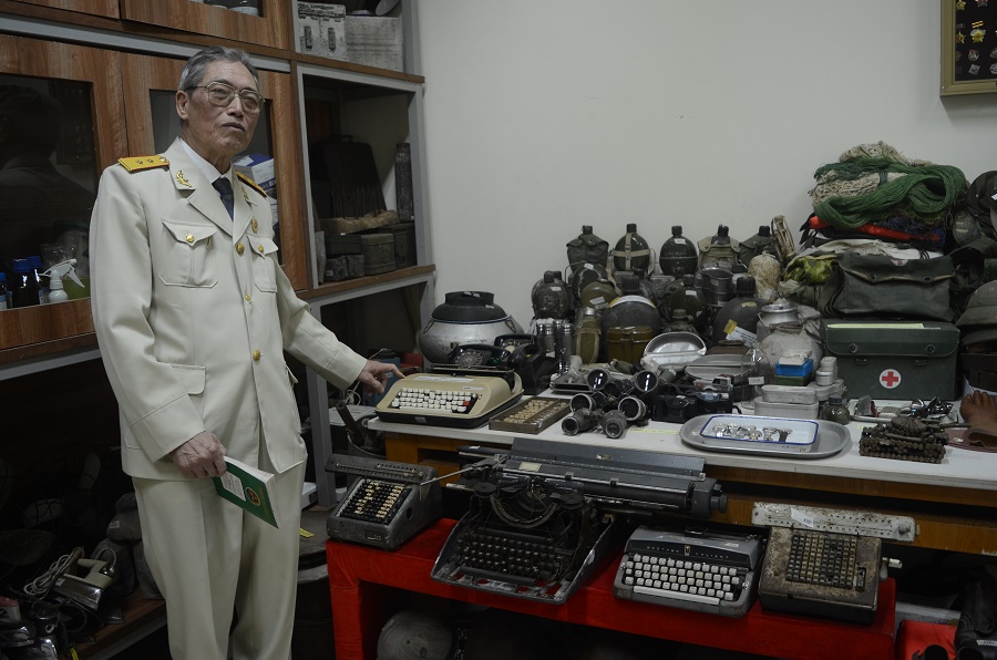 Cựu binh Thành Cổ hiến tặng 1.400 hiện vật chiến tranh