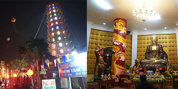Bảo tháp Hòa Bình chùa Tiên Hương huyện Vụ Bản tỉnh Nam Định