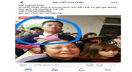 Nam Định: Nam thanh niên mất tích bí ẩn sau khi ăn cỗ đám cưới