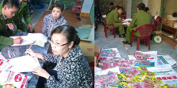 Nam Định: Triệt phá cơ sở làm mì chính giả tại Xuân Trường