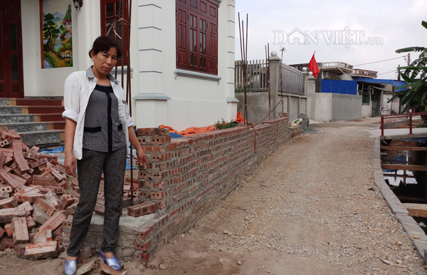 Chuyện lạ ở Nam Định: Xây tường bao trên đất nhà… bị lập biên bản