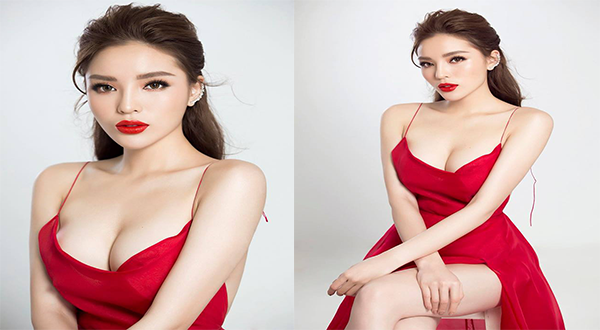 Hoa hậu Kỳ Duyên tung clip chứng minh vòng 1 căng tròn không cần nhờ photoshop