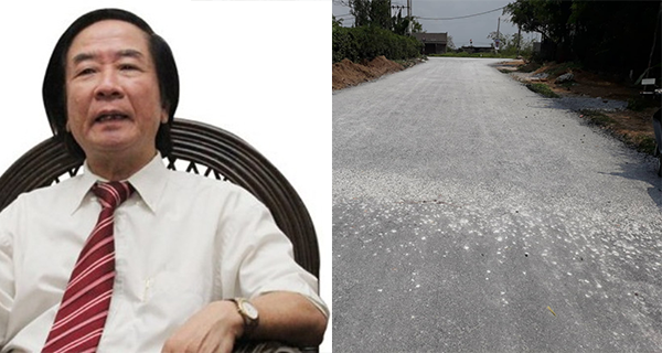 TS Nguyễn Xuân Thủy: Con đường 7 tỷ ở Nam Định dùng tay cậy được đá lên… có thể do bị ‘rút ruột’