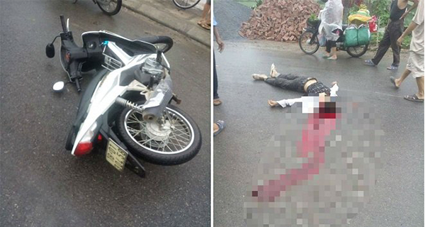 Nam Định: Hai xe máy đấu đầu, một người tử vong tại chỗ