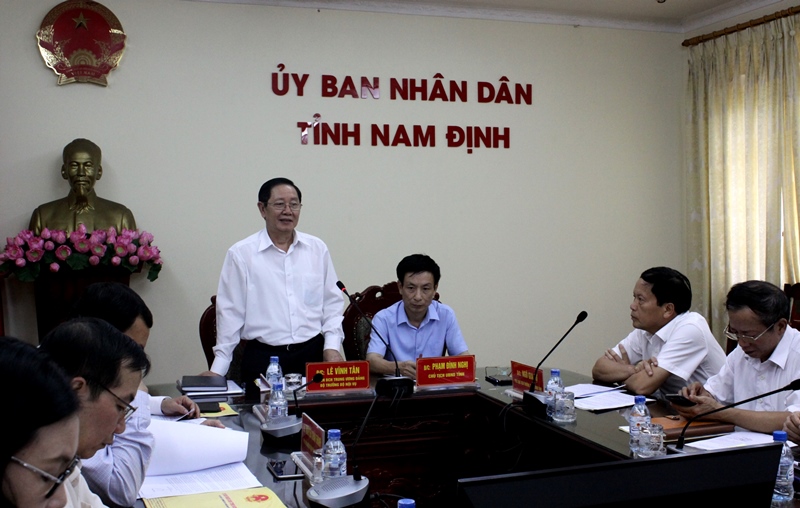 Tổ công tác của Thủ tướng kiểm tra công tác tổ chức, cán bộ tại Nam Định