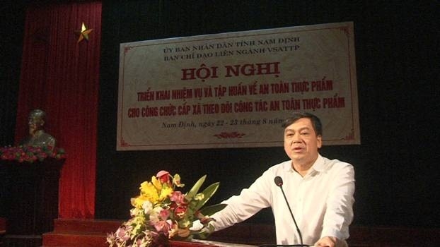 Nam Định: Tập huấn cho công chức xã chuyên theo dõi công tác ATTP