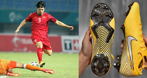 Bí mật về đôi giày vàng Công Phượng đi khi ghi bàn thắng giúp Việt Nam vào tứ kết ASIAD