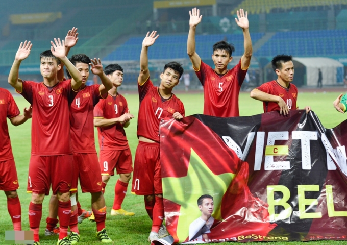 Lần đầu lọt vào tứ kết ASIAD 2018 – U23 Việt Nam được thưởng nóng 700 triệu đồng