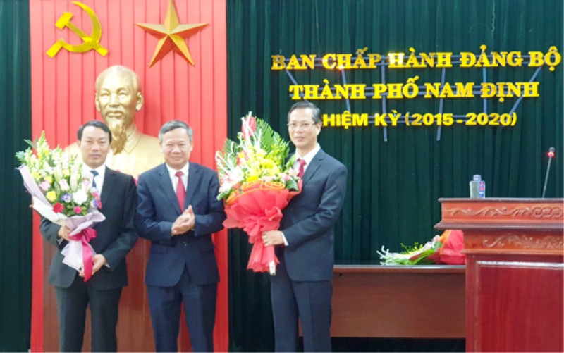 Trưởng Ban dân vận tỉnh được điều động làm Bi thư Thành ủy TP Nam Định