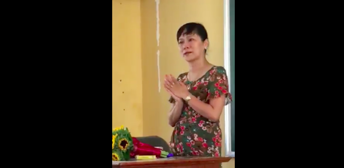 Lời dặn dò xúc động của cô giáo ở Nam Định ngày chia tay học trò