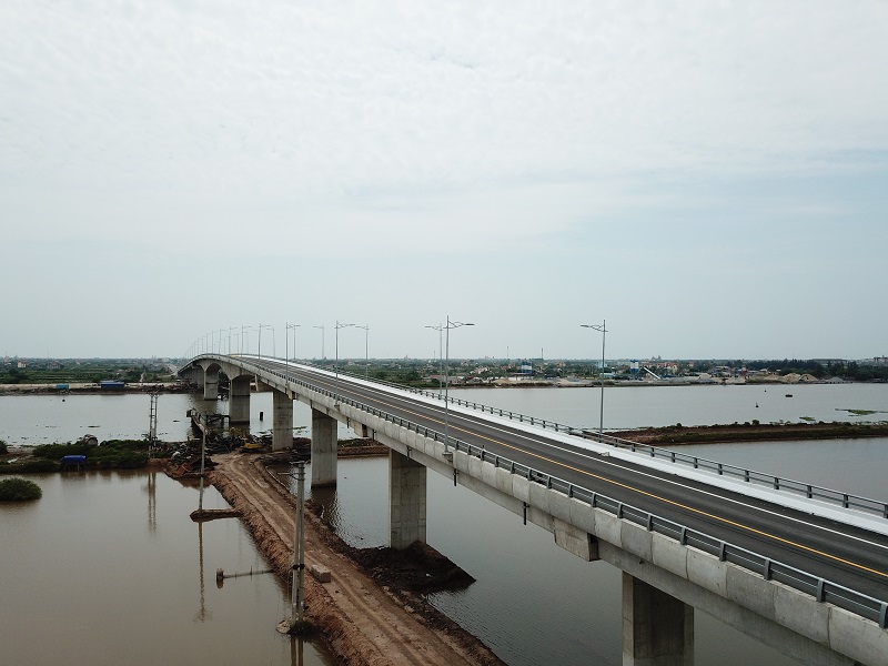Thông xe, đưa vào khai thác cầu Thịnh Long – Nam Định trị giá 1.158 tỷ đồng