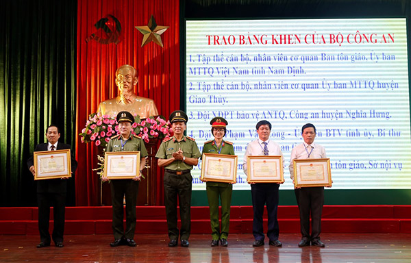 Nam Định Phát huy hiệu quả phong trào Toàn dân bảo vệ ANTQ trong vùng đồng bào tôn giáo