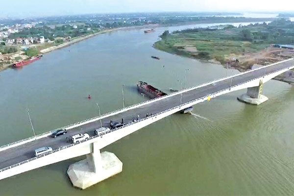 Cầu Tân Phong – Nam Định hoàn thành và đưa vào khai thác