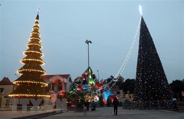 Rực rỡ sắc màu không khí Giáng sinh tại xứ đạo Nam Định