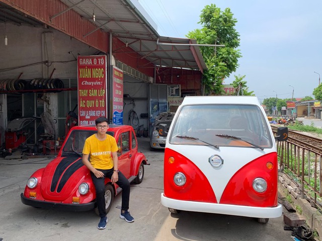 Nam Định: Nam sinh lớp 12 lắp ráp thành công ô tô chạy bằng năng lượng mặt trời, chở được 12 người