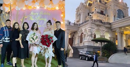 “Cô dâu đeo 200 cây vàng” bất ngờ chiếm trọn spotlight khi tổ chức tiệc sinh nhật tại lâu đài xịn bậc nhất Nam Định