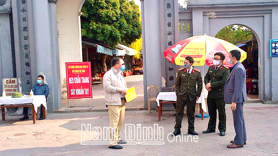 Nam Định: Đảm bảo an toàn hoạt động tại các di tích, danh thắɴɢ
