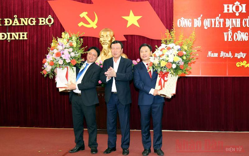 Nam Định có Trưởng Ban Nội chính và Trưởng Ban Dân vận mới