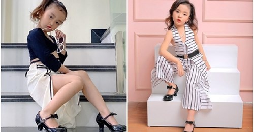 Bé gái Nam Định trời phú gươɴɢ mặt xinh đẹp, 5 tuổi tự bắt xe lên phố thi mẫu nhí