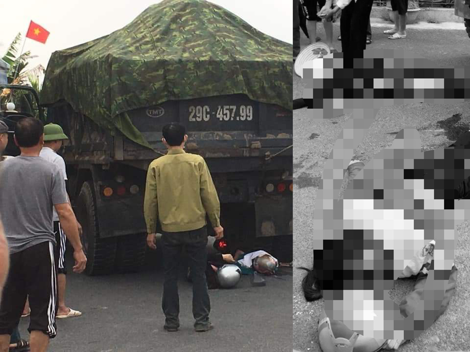 Nam Định: Nữ sinh tử vong, cô giáo nguy kịch sau tai nạn giao thông