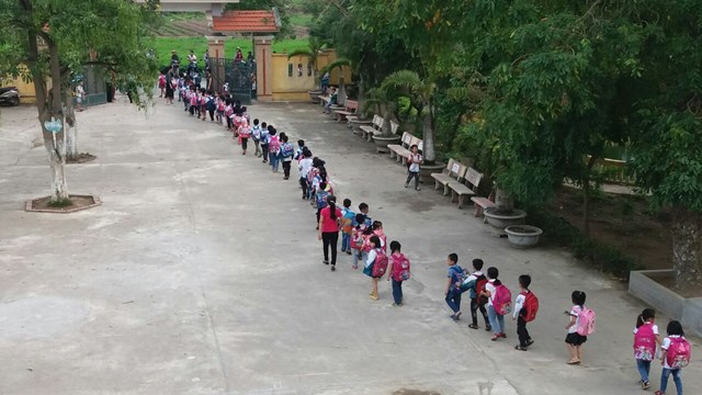 Nam Định: Ngay ngắn… trường làng