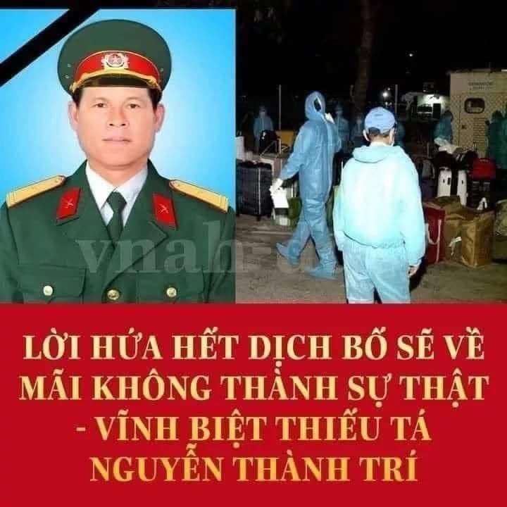 Bác bỏ thông tin Thiếu tá công an tử vong khi tham gia chống dịch tại Bắc Giang